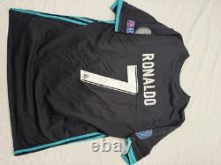 Adidas Real Madrid Ronaldo 7 Away Jersey XXL Black UCL AI4411