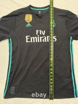 Adidas Real Madrid Ronaldo 7 Away Jersey XXL Black UCL AI4411