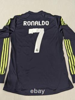 Adidas Real Madrid Ronaldo #7 ClimaCool Formotion Long Sleeve Jersey Mens M Blue