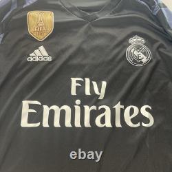 Adidas Real Madrid Ronaldo #7 Jersey 2016 Champions League Long Sleeve M Rare