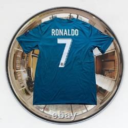 Adidas Real Madrid Ronaldo 7 Jersey Teal Blue 2017/18 FIFA Patch Mens Size M NWT