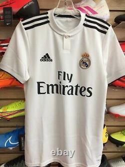 Adidas Real Madrid Ronaldo Home 18-19 soccer Jersey White Black Size XS Men Only