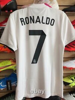 Adidas Real Madrid Ronaldo Home 18-19 soccer Jersey White Black Size XS Men Only
