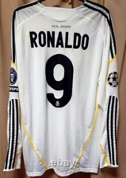 Adidas Real Madrid Ronaldo Jersey soccer 2009/10 Size XL Spain