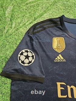 Adidas Real Madrid Sergio Ramos #4 19/20 Away jersey rare 2XL UCL Patches