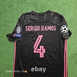 Adidas Real Madrid Sergio Ramos#4 2020/2021 third jersey Size XL 3rd