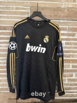 Adidas Real Madrid Sergio Ramos #4 ClimaCool Black/Gold Soccer Jersey Men XL