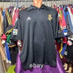 Adidas Real Madrid Shirt Large black Centenary Home Football jersey SIZE XL