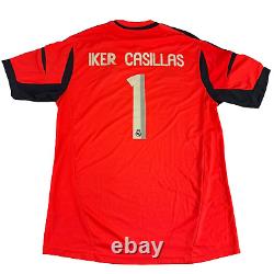Adidas Real Madrid Soccer Futbol Goalkeeper Jersey Iker Casillas #1 LFP Large
