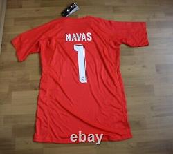 Adidas Real Madrid Soccer Jersey #1 NAVAS Size XL Men