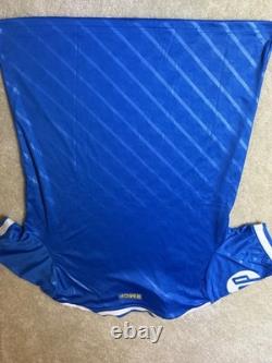 Adidas Real Madrid Soccer Jersey Aeroready Emirates Fly Better Size L Blue