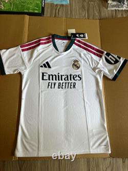 Adidas Real Madrid Soccer Jersey Men's M White ClimaCool Slim Fit