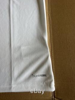 Adidas Real Madrid Soccer Jersey Men's M White ClimaCool Slim Fit