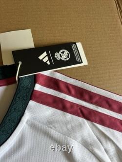Adidas Real Madrid Soccer Jersey Men's M White ClimaCool Slim Fit