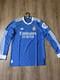 Adidas Real Madrid Soccer Long Sleeve Jersey Blue/White Men's Size M