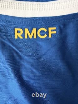 Adidas Real Madrid Soccer Long Sleeve Jersey Blue/White Men's Size M