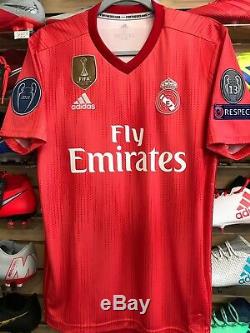 Adidas Real Madrid Stadium Third Soccer Jersey Champions Patches Sise Medium