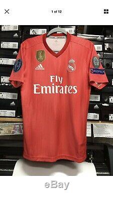 Adidas Real Madrid Stadium Third Soccer Jersey Champions Patches Sise Medium