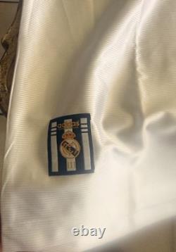 Adidas Real Madrid Teka Soccer Jersey White Navy Gold XL Official Soccer Shirt