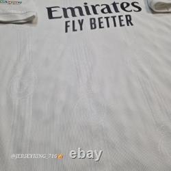 Adidas Real Madrid Toni Kroos #8 2022/23 Authentic Home Jersey UCL Patches Large