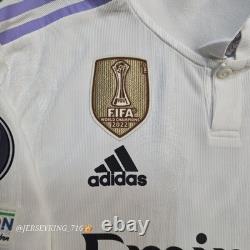 Adidas Real Madrid Toni Kroos #8 2022/23 Authentic Home Jersey UCL Patches Large