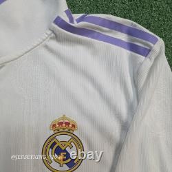 Adidas Real Madrid Toni Kroos #8 2022/23 Authentic Home Jersey UCL Patches Large
