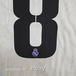 Adidas Real Madrid Toni Kroos #8 2022/23 Authentic Home Jersey UCL Patches Large