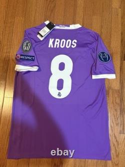 Adidas Real Madrid Toni Kroos#8 Champions League Final Jersey Medium Authentic