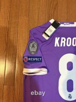 Adidas Real Madrid Toni Kroos#8 Champions League Final Jersey Medium Authentic