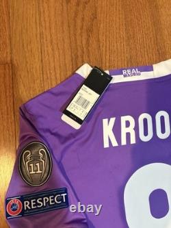 Adidas Real Madrid Toni Kroos#8 Champions League Final Jersey Medium Authentic
