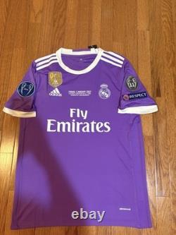 Adidas Real Madrid Toni Kroos#8 Champions League Final Jersey Medium Authentic