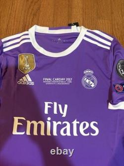 Adidas Real Madrid Toni Kroos#8 Champions League Final Jersey Medium Authentic