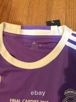 Adidas Real Madrid Toni Kroos#8 Champions League Final Jersey Medium Authentic