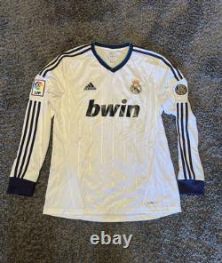 Adidas Real Madrid White 12/13 Jersey Long Sleeve Size Large Sergio Ramos