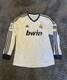 Adidas Real Madrid White 12/13 Jersey Long Sleeve Size Large Sergio Ramos