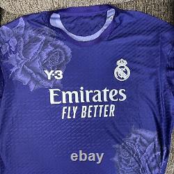 Adidas Real Madrid Y-3 2023/24 Fourth Authentic Jersey 4th Kit Men's Size 2XL