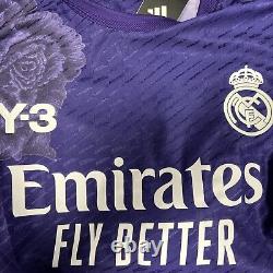 Adidas Real Madrid Y-3 2023/24 Fourth Authentic Jersey 4th Kit Men's Size 2XL