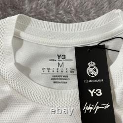 Adidas Real Madrid Y-3 Pre-Match White Jersey Men's Medium Yohji Yamamoto
