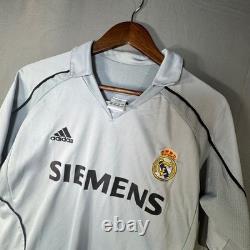 Adidas Real Madrid Zidane 5 2005 2006 Soccer Football Jersey Mens Size Medium