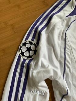 Adidas Real Madrid Zidane Bwin Long Sleeve Jersey Size L