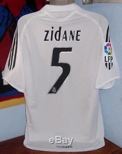 Adidas Real Madrid Zinedine Zidane Last Game Original Jersey Shirt