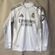 Adidas Real Madrid authentic long sleeve home jersey kit 25/26 Men's Small