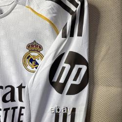 Adidas Real Madrid authentic long sleeve home jersey kit 25/26 Men's Small