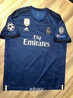 Adidas Real Madrid football Soccer Jersey #7 Hazard Size XXL