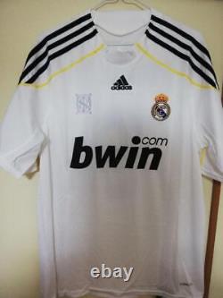 Adidas Real Madrid soccer Jersey 2009/110 Ronaldo #9 Size M F/S