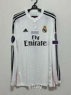 Adidas Real Madrid soccer Jersey Long Sleeve 2014/15 Ronaldo #7 Portugal SizeL