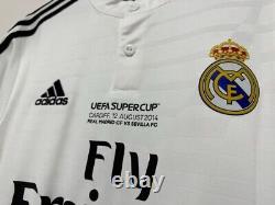 Adidas Real Madrid soccer Jersey Long Sleeve 2014/15 Ronaldo #7 Portugal SizeL