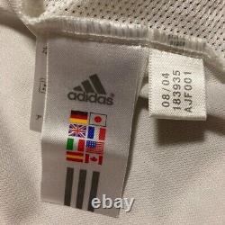 Adidas Real Madrid soccer Jersey Shirt L/S 04/05 Size S F/S Zidane Beckham
