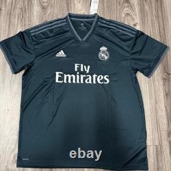 Adidas Ronaldo #7 Real Madrid 18/19 Away Jersey Large Only Cg0584 Navy Blue