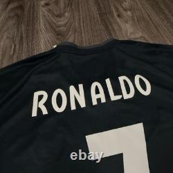 Adidas Ronaldo #7 Real Madrid 18/19 Away Jersey Xlarge Only Cg0584 Navy Blue
